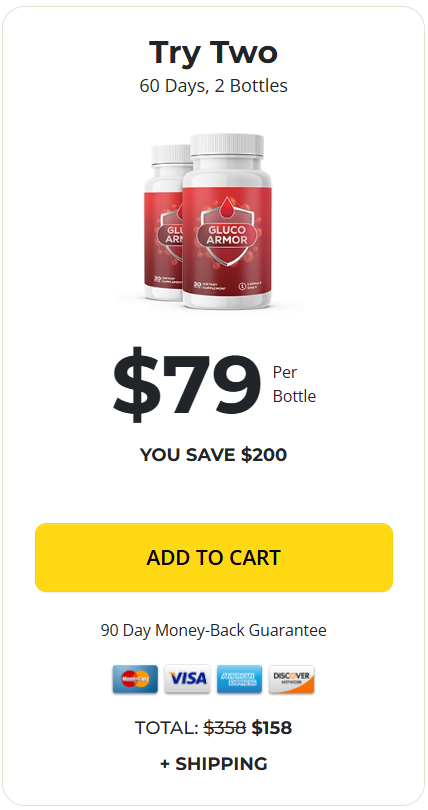 Buy Gluco Armor 2 Bottle